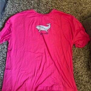 Pink Whale Graphic T-Shirt